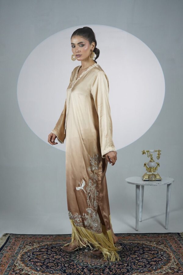 Gold Ombre Silk