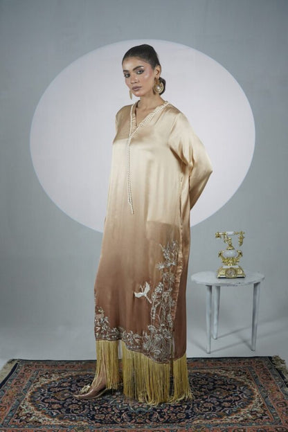 Gold Ombre Silk