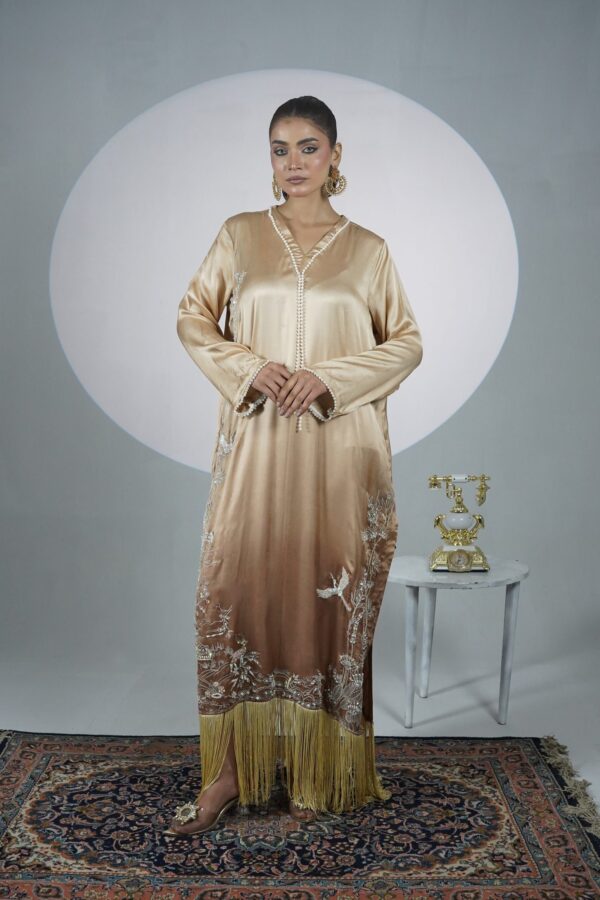 Gold Ombre Silk
