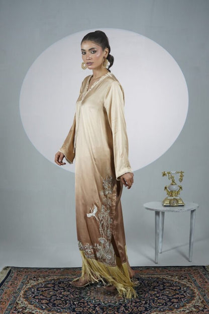Gold Ombre Silk