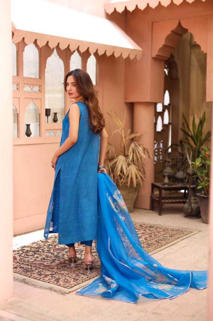 Dreamy Blue Shirt with Pant