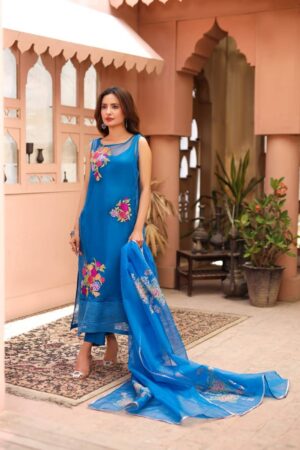 Dreamy Blue Shirt with Pant